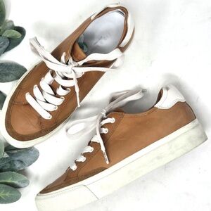 RAG & BONE Caramel Leather Sneakers Size 38 EU | US 8